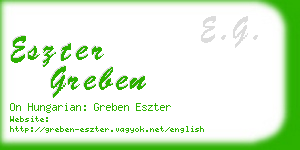 eszter greben business card